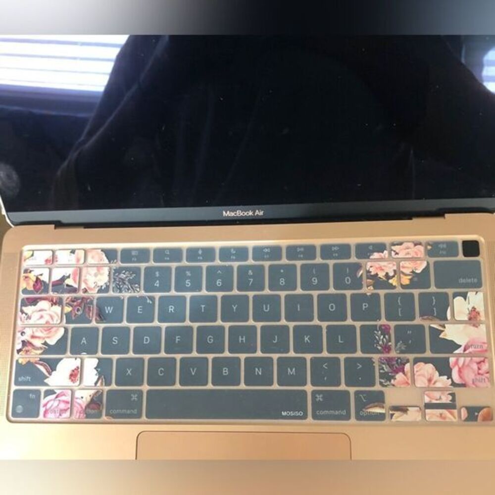 Flowered keyboard Cover 
Electronics 
Brand New